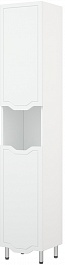 Corozo Шкаф пенал Мирра 35 белый – фотография-3